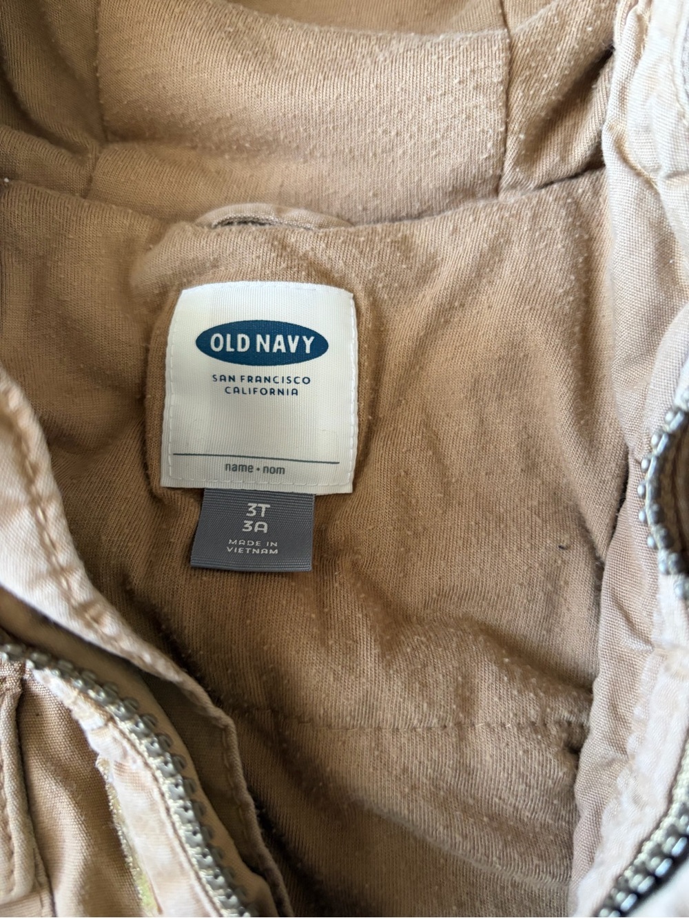 Old Navy Coat Size 3T - Picture 3 of 4